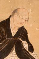 鴨長明法師画像　　鴨長明新出肖像画