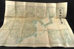 日清韓三國地圖　　毎日新聞第壹萬號附録