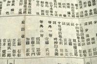 山形縣職員表　袋附　和紙金屬活版