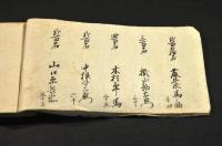 御家中列帳　信州上田藩士分限帳　寛政七年九月改