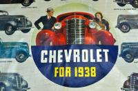 CHEVROLET  FOR 1938　シボレー1938年製超大判オリジナルポスター