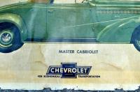 CHEVROLET  FOR 1938　シボレー1938年製超大判オリジナルポスター