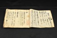 介耳接目　醫藏抄職不洩袋　江戸時代写本