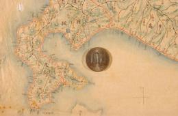 肉筆極細密地地図 細地図 古代江戸図