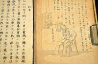 頭書類語　小學作文五百題　全四巻　傳話機之圖（電話機之圖）　海後宗臣舊藏本