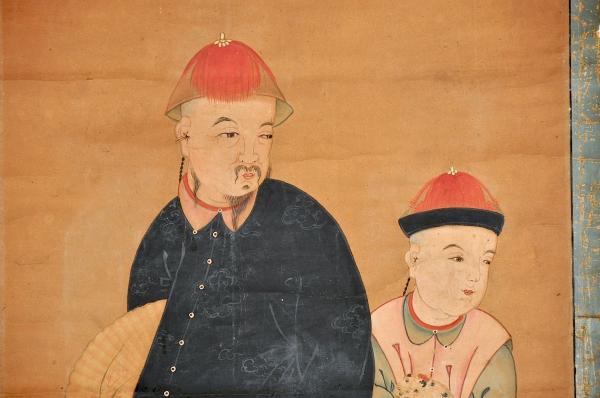肉筆長崎絵 唐人之図(絵師不明) / 名雲書店 / 古本、中古本、古 肉筆長崎絵 唐人之図(絵師不明) / 名雲書店 / 古本、中古本、古