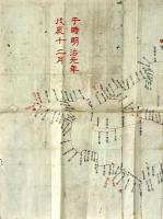 武藏國多摩郡程久保邨分見圖　于明治元年戊辰十二月寫