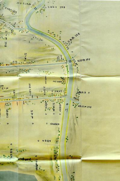 伊能忠敬 江戸実測図（江戸府内図）北半図・南半図(伊能忠敬) / 名雲