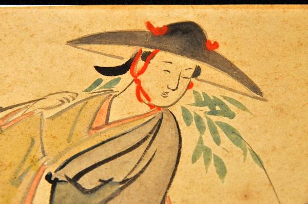 山東京傳肉筆大津繪 藤娘と鬼三味線(山東京傳) / 古本、中古本、古書籍