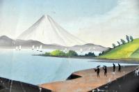 小判泥繪　田子の浦の景