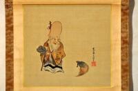 小森卓郎短册・盛岡塾年画　合幅