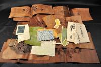 江戸後期頃　御装束及古裂及刺繍、型紙などの一括