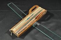 摺物じゃばら帖（仮題）木製取っ手つき