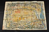 京之地圖（仮外題書キ題簽）