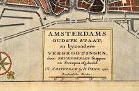 AMSTERDAMS OUDSTE  STAAT, en byzondere  VERGROOTINGEN,　アムステルダム圖