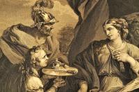 SOPHONISBA accepting the NUPTIAL  PRESENT fent by ber Husband MASINISSA.