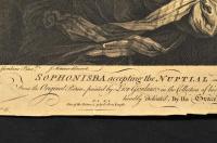 SOPHONISBA accepting the NUPTIAL  PRESENT fent by ber Husband MASINISSA.