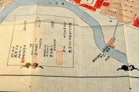 茨城縣下　水戸市街改正略圖　ボール表紙　極美品
