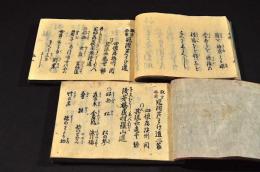 取方必用　冠附芦わけ道　上下巻