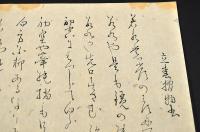 藍澤乙滿　立春摺物書