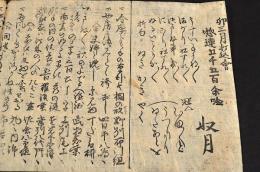 上州沼田三峯山卯三月打込會惣連五千五百余吟