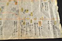 草加より松戸野田方面道中里程繪圖