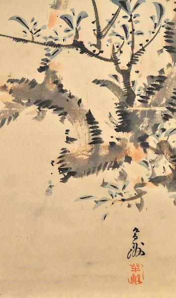 金井烏洲画樹頭白頭鳥圖幅 / 名雲書店 / 古本、中古本、古書籍の