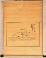 東京市本所區向嶋小梅町字道下　明治頌徳碑地建設全景畧圖