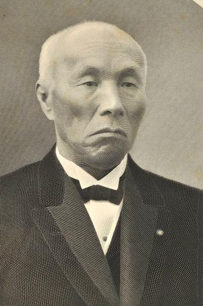 伯爵大隈重信 銅版肖像 技師大山助一彫刻(日本帝國印刷局製造 伯爵大隈重信 銅版肖像 技師大山助一彫刻(日本帝國印刷局製造