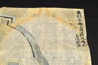 駿州三ヶ城之内清水城圖　馬塲美濃守縄張　古寫圖