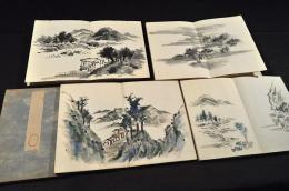 晩香肉筆画帖
