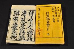 信濃地誌略字引