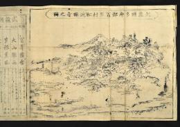 武蔵國多摩郡百草村松連禪寺之圖・武蔵國多摩郡百草村慈岳山松連寺十二景