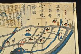 武藏野小金井櫻順道繪圖