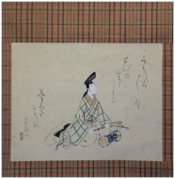 掛軸　生田花朝女