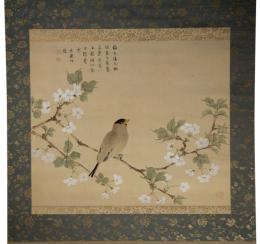 掛軸　小室翠雲　花鳥図