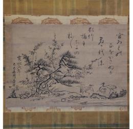 掛軸　灰屋紹益
