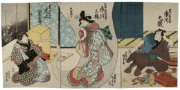 錦絵　左り甚五郎