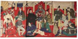 錦絵　徳川累代像顕