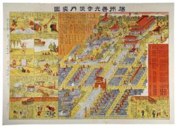 信州善光寺境内真図