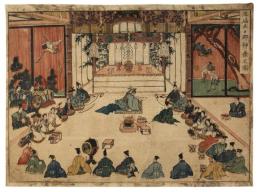 津嶋太々御神楽之図