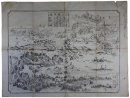三山総絵図（月山、羽黒山、湯殿山）