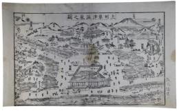 上州草津温泉之図