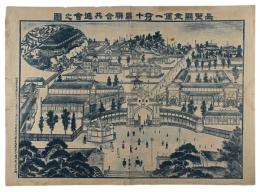 長野県主催一府十県聨合共進会之図