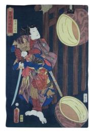 錦絵　宮ノ原小太郎　豊国漫画図絵