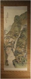 掛軸　姫島竹外