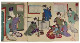 錦絵　婦女礼式図会