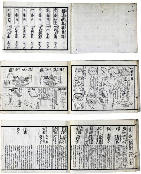 日本最大の 精進献立集(京中川新七他板) / 古本、中古本、古書籍の通販は 和書