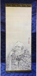 掛軸　神農尊像