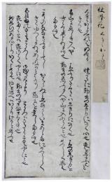 古筆切　牡丹花肖柏
